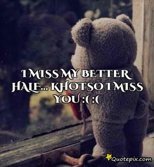 Missing My Better Half Quotes