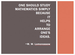 Motivational Quotes For Mathematics Pictures