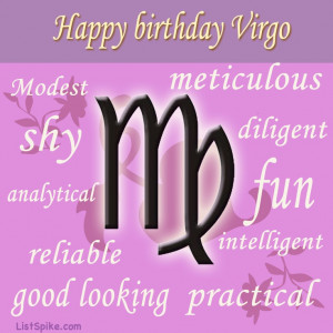Happy Birthday, Virgo Horoscopes 2014, Fun Inspiration, Birthday Virgo ...
