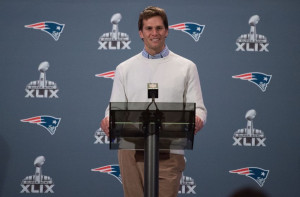 NFL: NFL: Super Bowl XLIX-New England Patriots Press Conference