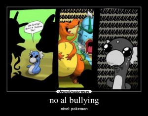 Carteles y Desmotivaciones de no al bullying