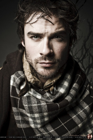 black, clothes, damon salvatore, eyes, hot, ian somerhalder, man, sexy ...