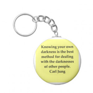 carl jung quote key chain