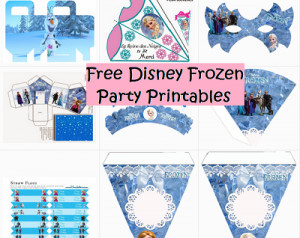 Free Disney Frozen party printables and party ideas