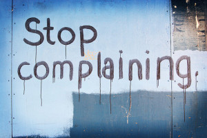 Weekly Goal: Stop Complaining!