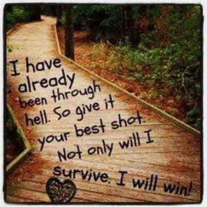 ... so give it your best shot if you think you can break me down #Quotes