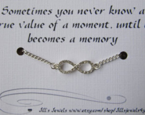 ... Quote Inspirational Card - Memory Quote - Quote Gift - Wedding Jewelry