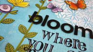 Bloom Where You Are Planted Quote