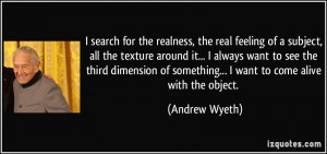 More Andrew Wyeth Quotes