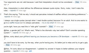You had such a wonderful life as a young C# developer. The little bit ...