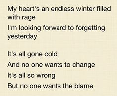 Cold by Five Finger Death Punch #ffdp #cold #lyrics More