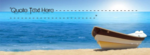 Boat on Beach Facebook Name Cover Quotes Name Covers