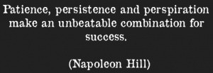 Patience and Persistence Quote
