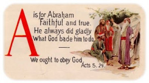 Bible ABC pictures w/ verse. Precious.