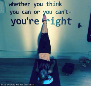 Ab-solutely amazing: Kelly Ripa showed off her taut and toned stomach ...