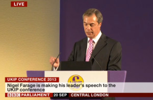Where was the Nigel Farage fizz? UKIP speech analysis