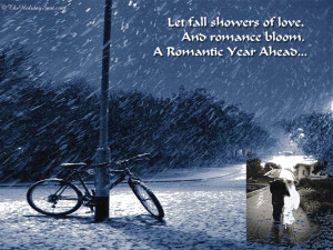 Romantic new year greetings 2012 wallpaper