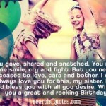 Birthday Quotes For Sister Happy Birthday Quotes For Older Sister ...