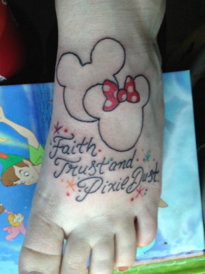 ... to hip on the mickey and minnie but love ... | quotes for a tatto