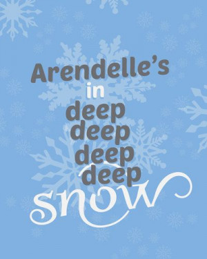 arendelle's in deep deep deep deep snow.. by studiomarshallarts, $3.50