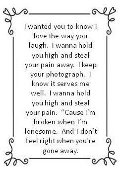 ... is a great song with some epic writing. I relate to this song