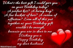 Birthday Wishes To Your Husband Quotes ~ Birthday Wishes For Husband ...
