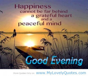 Good evening – Quotes for spring hart