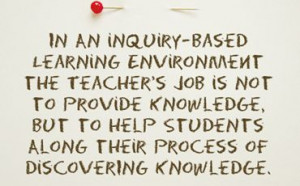 Notice Inquiry Based Learning