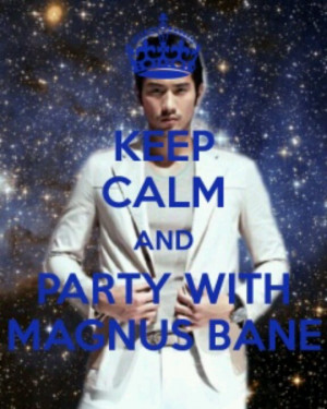 Party with Magnus Bane the mortal instruments city of bones (: