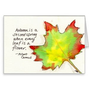 Nature Quote Watercolor and Ink Leaf Cards