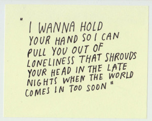 hold, loneliness, love, quote, together