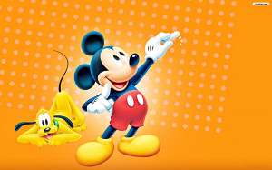 walt disney mickey mouse logo Walt Disney Wallpapers Pluto Mickey ...