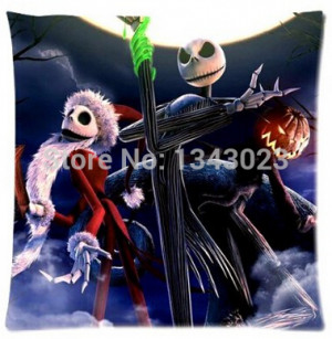 Anime Cartoon Nightmare Before Christmas Funny Quotes Zippered ...