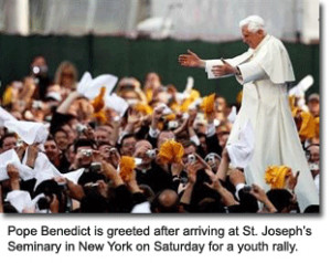 Highlights from the Pope's address to young people...