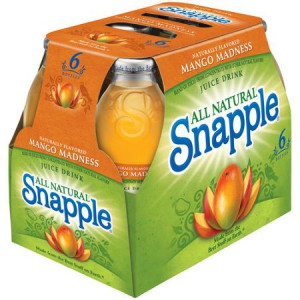 Snapple Mango Madness Juice Drink, 16 fl oz, 6-Pack