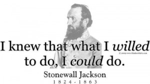 ThinkerShirts.com presents Stonewall Jackson and his famous quote 