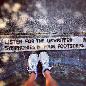 ... Things #909: Listen for the unwritten symphonies in your footsteps