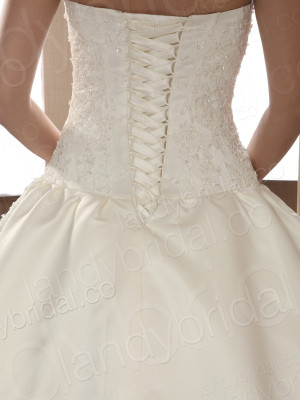 Lace Corset Ball Gown Wedding Dress