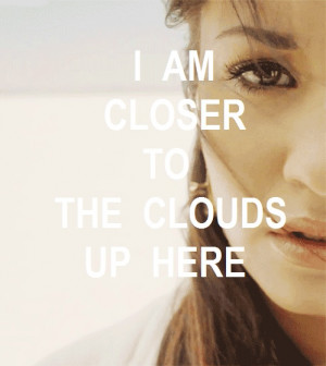 Skyscraper - Demi Lovato. I always liked that line.