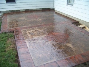 Poured concrete -- JP to design, less expensive than stone??