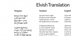 ... Of The Rings Elvish Quotes And Translations Passing of the elves sound