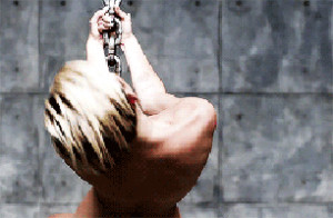 Wrecking Ball Crying Miley...