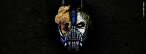 Batman Trilogy Villains Joker Scarecrow and Bane Movie Cover Wallpaper