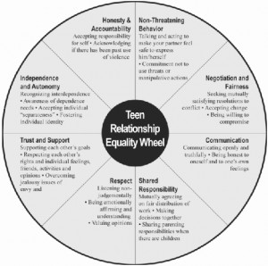 Teen Relationship Equality Wheel