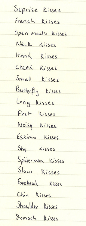 kiss french First Kiss slow kiss neck kiss eskimo kiss surprise kiss ...
