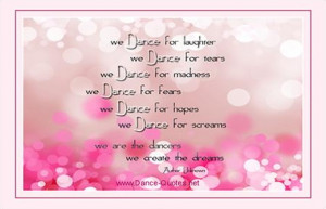 Dance Posters with Quotes