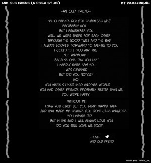 hello friend do you remember me probably not but i remember you well ...