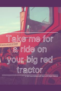 Tractor Birthday Party Theme #tractor #birthday #party #ideas #quotes ...