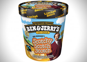 Ben & Jerry’s: Ron Burgundy’s Scotchy Scotch Scotch Ice Cream