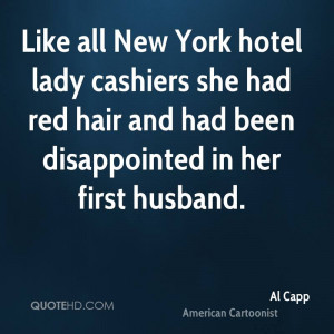 Like all New York hotel lady cashiers she had red hair and had been ...